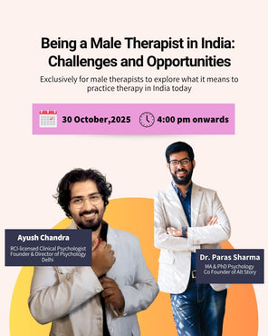 Calling all male therapists in India! An event designed specially for you.