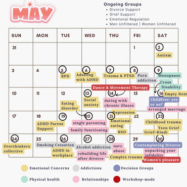 Browse all groups starting in May 2026