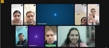 Screenshot from one of our Weekly Support Group Sessions